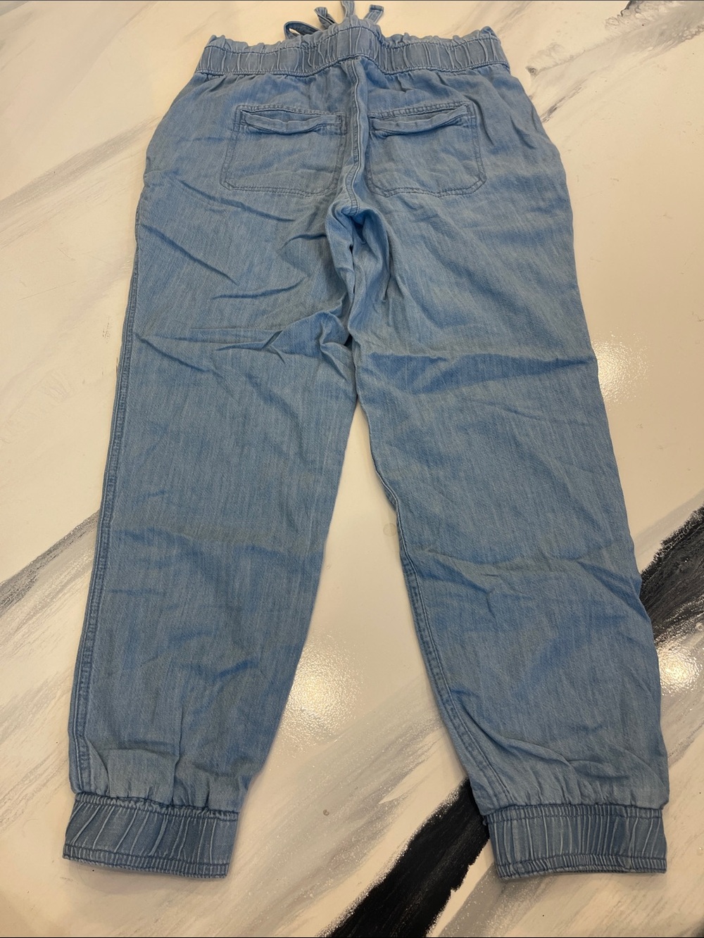 Hollister Light Blue Elastic Waist Jogger Pants - Picture 2 of 3